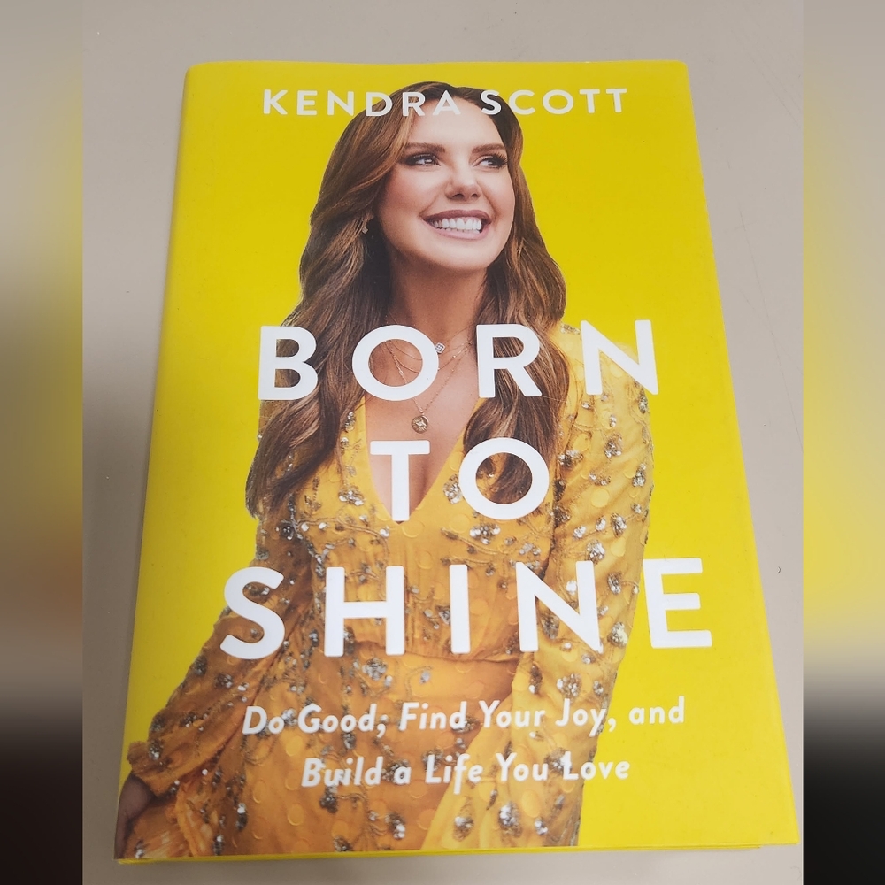 Kendra Scott Yellow 'Born to Shine' Book